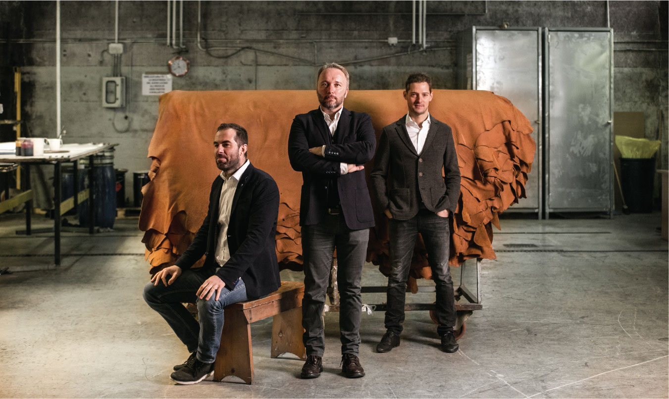 Italian tannery team